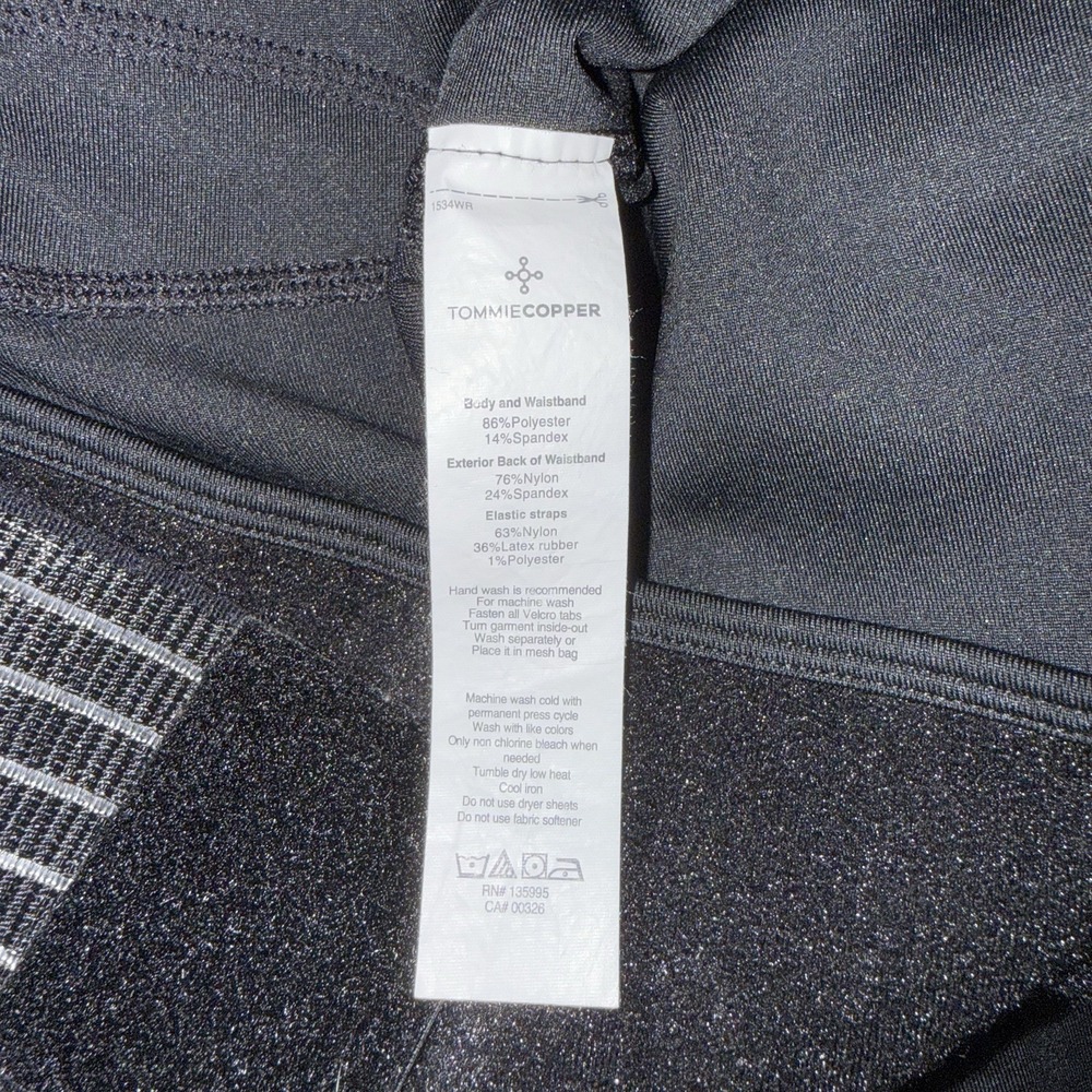 Tommie Copper Adjustable Back Lumbar Support Compression Leggings Women's XL - Picture 7 of 9